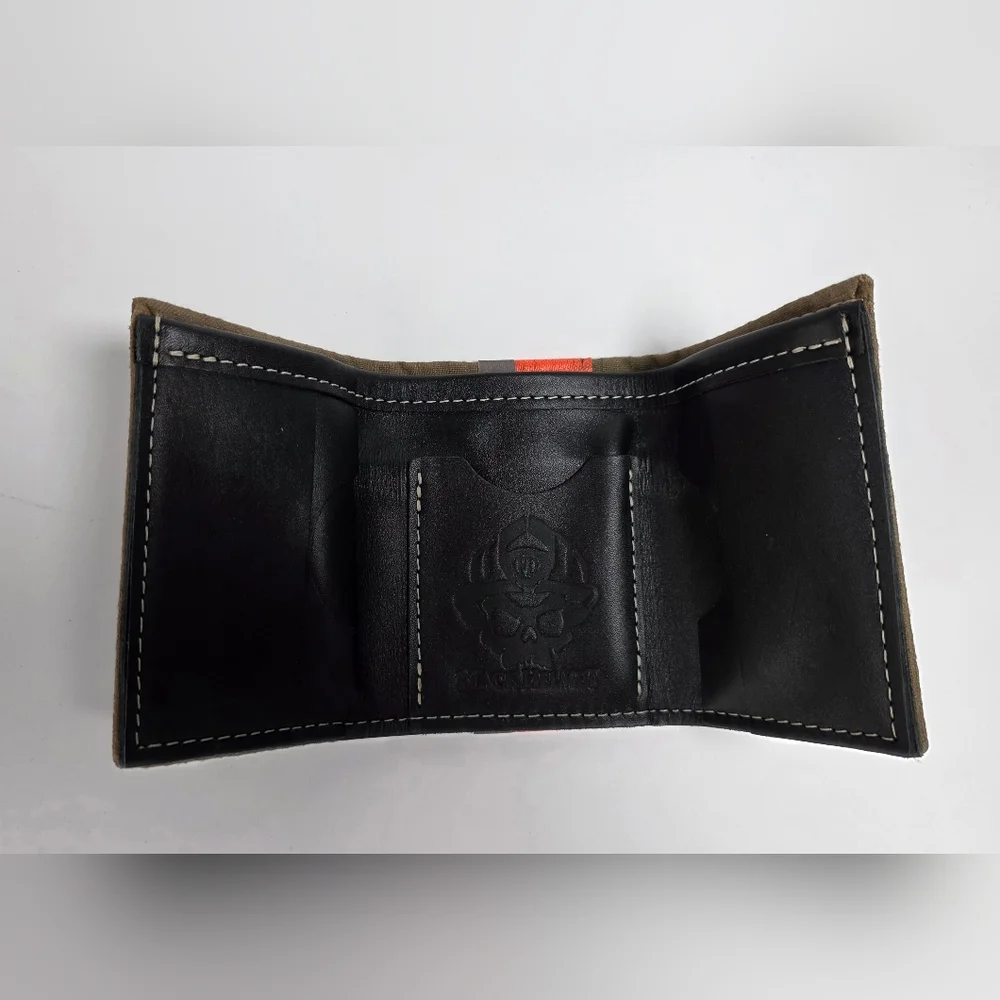 Black Helmet Trifold Bunker Gear Wallet